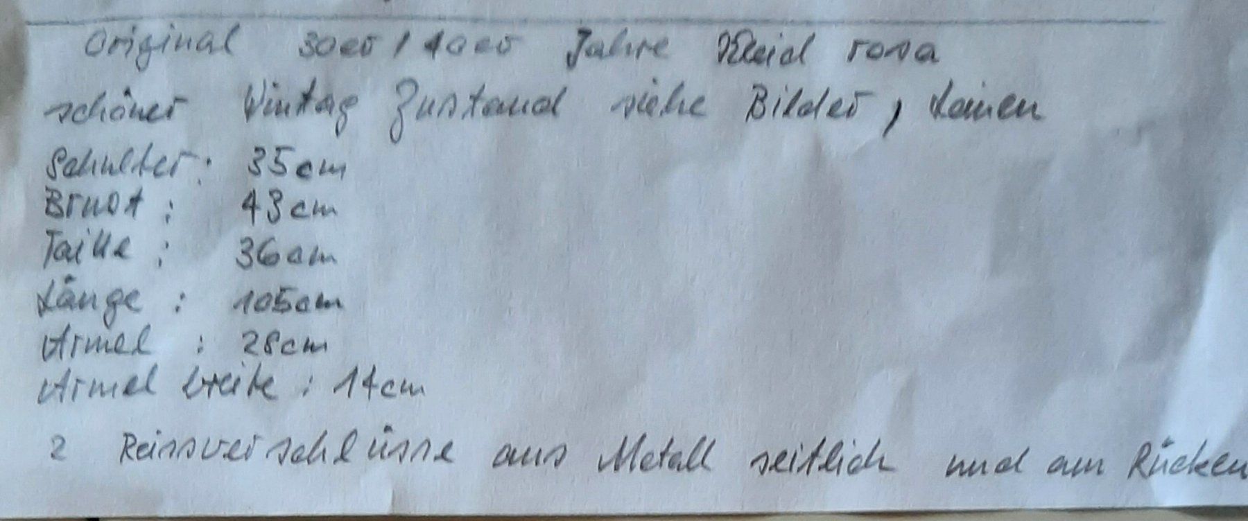 Vestiti: Original 30er 40er Jahre Kleid – Usato da Arbon venduto da torso444 1