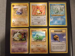 Pokémon Néo Révélation/Destiny/Discovery: lot de 6 cartes FR