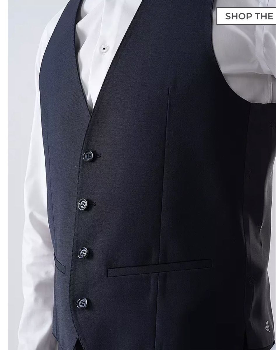Gilet & Giacche: Anzugsweste Roy Robsen Gr.54 Dunkelblau – Nuovo (secondo la descrizione) da Köniz venduto da geiserbettina 1