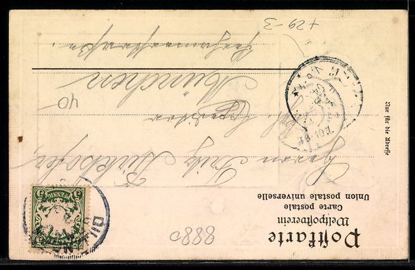 Cartoline postali: Dillingen, Ortspanorama mit Kirchen, vie – Usato da Berlin venduto da bartko-reher 1