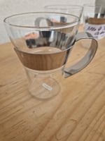 Bodum Tee Gläser Set 4 Stk Glas Metall guter Zustand
