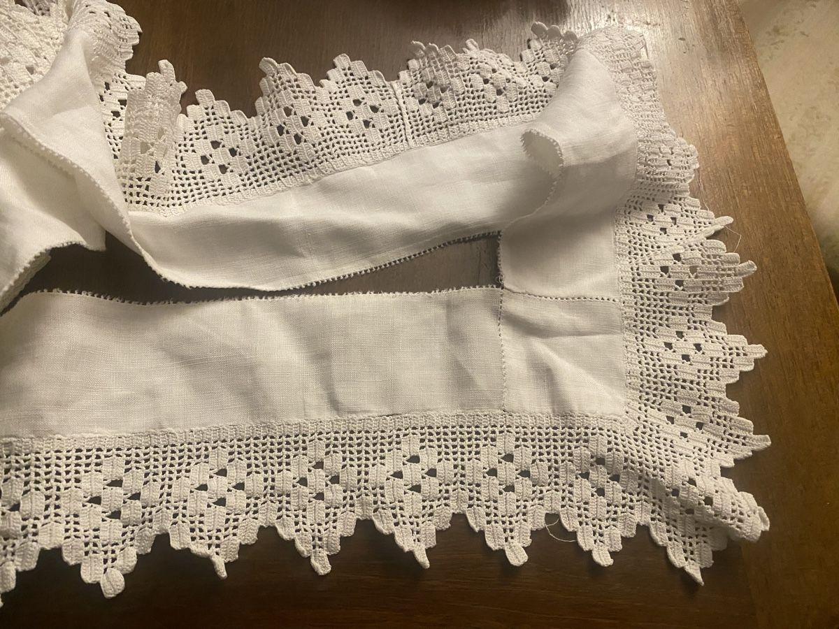Altra biancheria da tavola: Vintage gehäkelte Spitzen Handarbeit, Weiss, – Usato da Baden venduto da swiss-alps 2