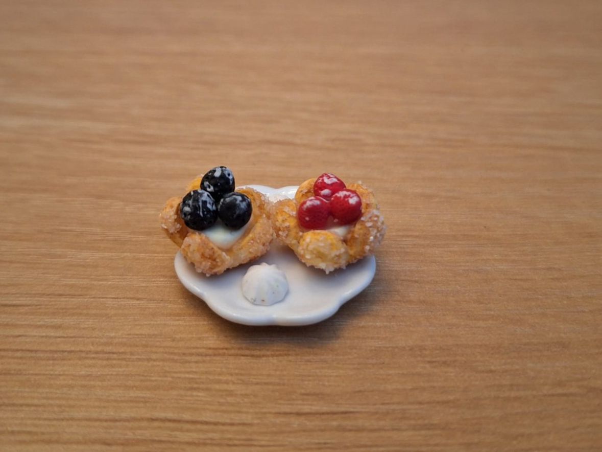 Case e mobili per bambole: Handmade Früchtetörtchen – Nuovo (secondo la descrizione) da Zürich venduto da HandmadeTinyFood 2
