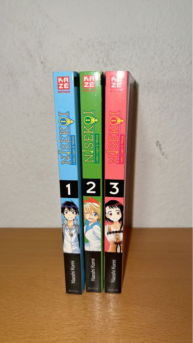 Fumetti: Nisekoi Manga Band 1-3 – Usato da windisch venduto da meisterkingremo 1