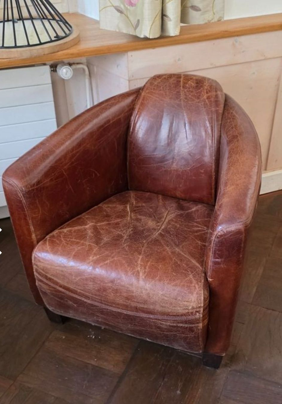 Poltrone: Leder Sessel im Chesterfield stil – Usato da uezwil venduto da msc_8bh6