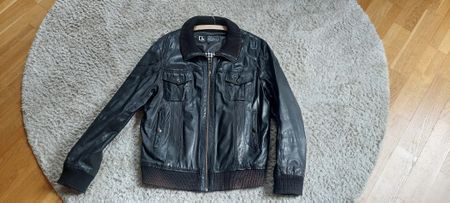 Veste en cuir Clockhouse, taille XXL, noire, homme
