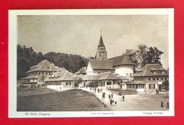 AK DÖRFLI EINGANG OFFIZIELLE PK LANDESAUSSTELLUNG BERN 1914