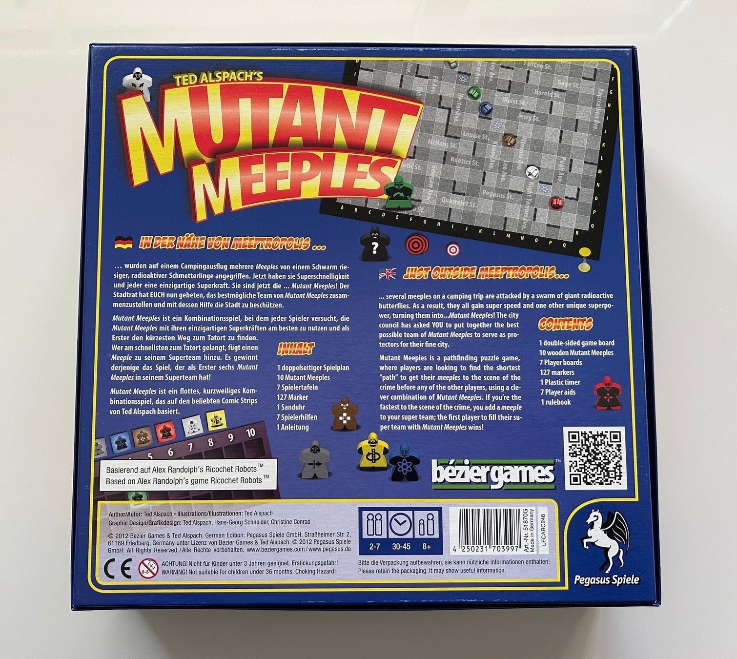 Pegasus Spiele Spiele: Brettspiel "Mutant Meeples" - Pegasus Spiele – Neu (gemäss Beschreibung) aus Baar von WhatTheFunk01 1