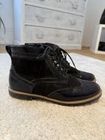 Schwarze Pesaro Stiefeletten Gr. 39