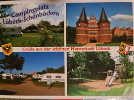 Ansichtskarte Lübeck Campingplatz Schönböcken