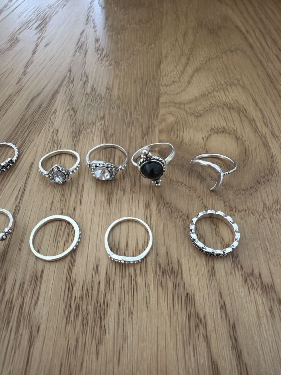 Ringe: Ring Set Modeschmuck 11 teilig silberfarben Neu – Neu und originalverpackt aus Bassersdorf von Sandy456 2