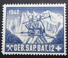 Soldatenmarken - Gebirgs Sappeure Bat 12 - Wi Sap 47 *