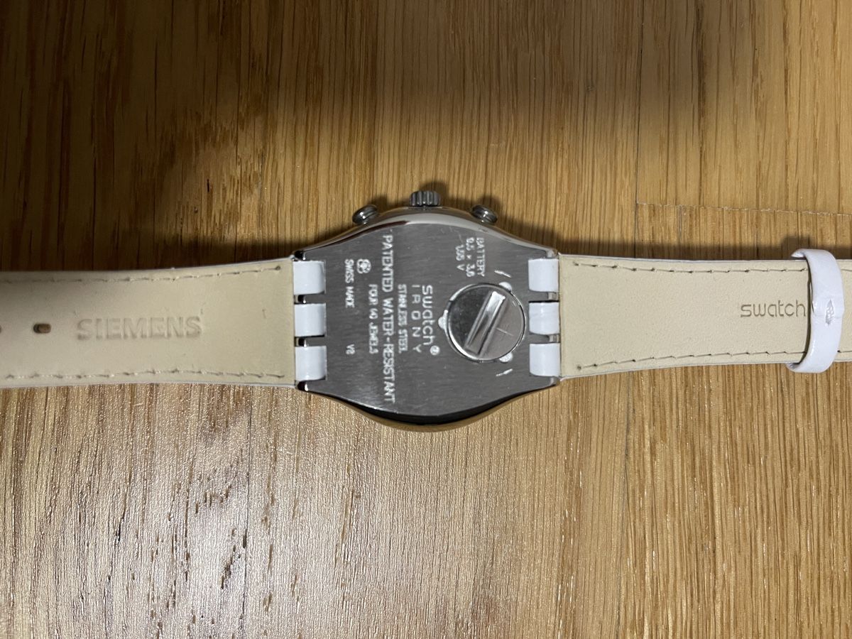 Swatch Orologi: Swatch Irony Typ YCS511C Weiss – Nuovo (secondo la descrizione) da Dübendorf venduto da EL-Spongebob 3