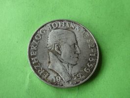 Oesterreich 1959, 25 Schilling,  Silber .800    13.01 g
