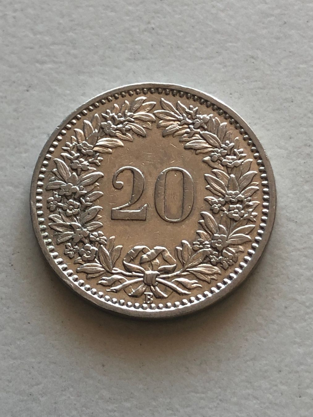 Alle Münzen: 20 Rp. 1901 – Gebraucht aus Schötz von Odpa 1