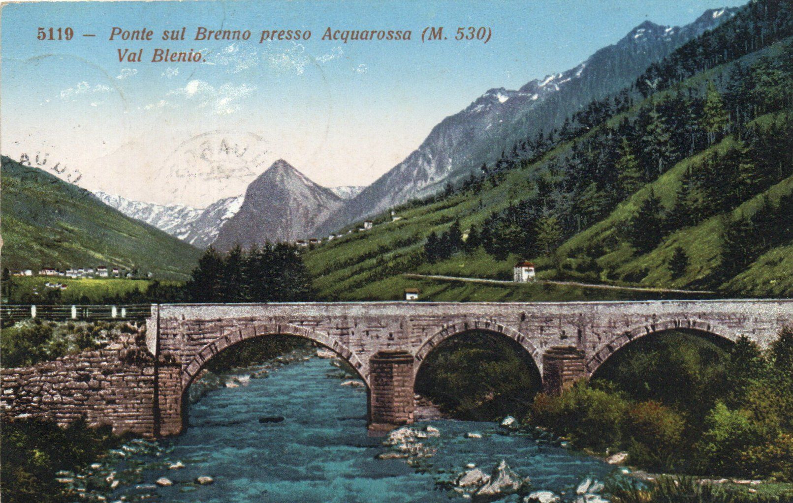 Cartes postales: Acquarossa - Ponte sul Brenno – D'occasion à Melano par pisonsdro