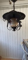 Rustikale Deckenlampe, Schmiedeeisen, Vintage Look!
