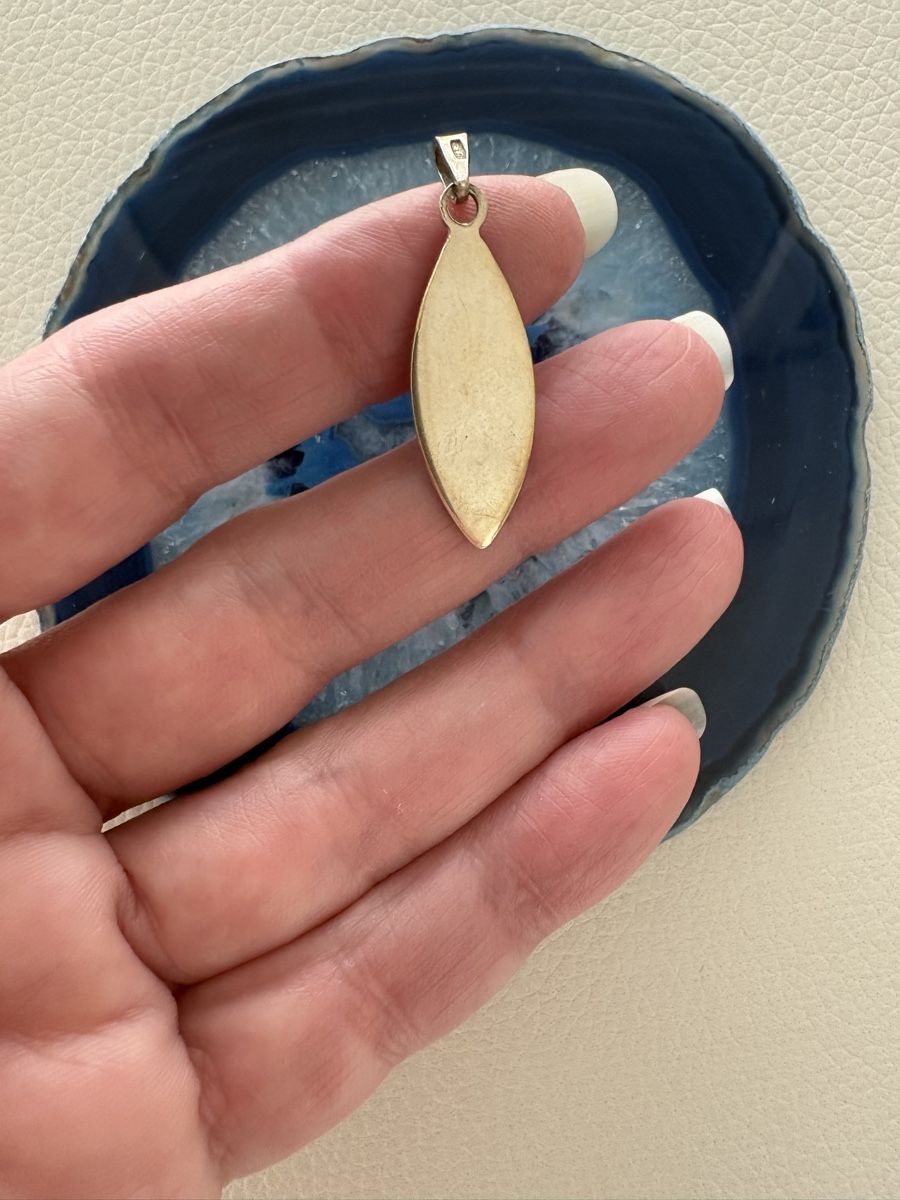 Ciondoli: vintage silver gilded pendant – Usato da Lausanne venduto da oyu_hgg5 4