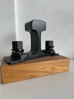 Eisenbahn Gleis Briefbeschwerer Deko Artikel Holz Eiche