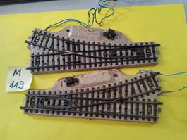 2 Märklin M-Weichen H0