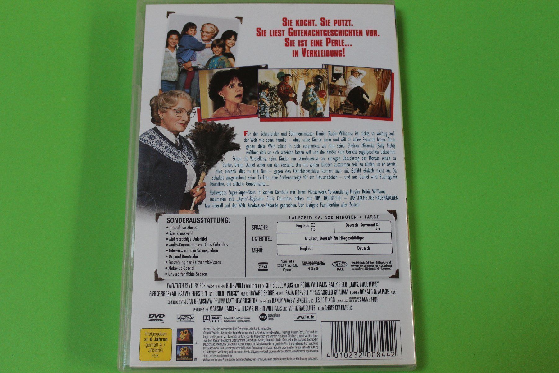Tutti i DVDs: MRS. DOUBTFIRE KULT-DVD mit Robin Williams – Usato da Tübach venduto da JamesStone 2