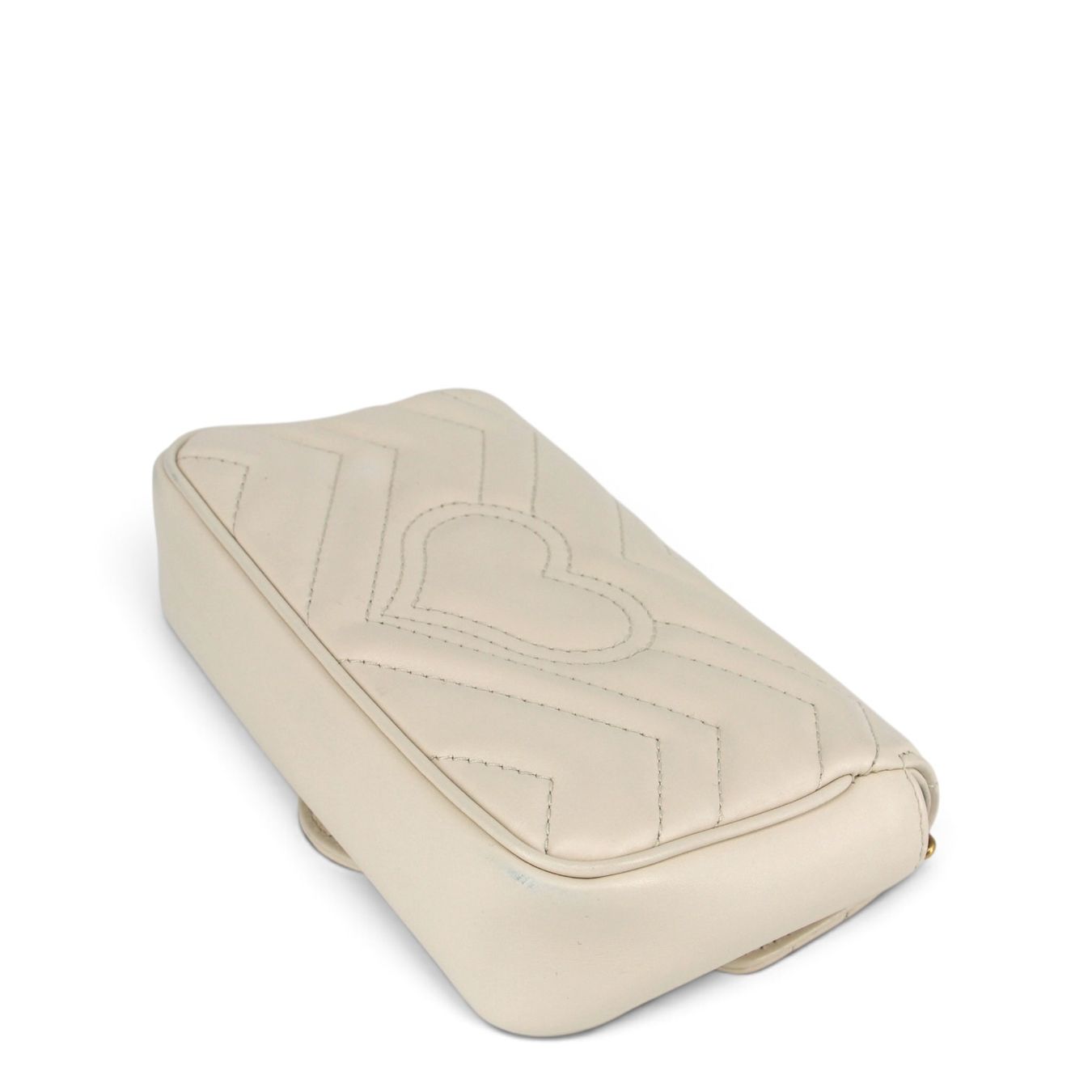 Gucci Borse da donna: Gucci GG Marmont mini crème – Usato da Binningen venduto da Designerlabels 8