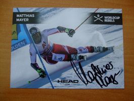 MATTHIAS MAYER (AUT) SKISTAR  HANDSIGNIERT AK