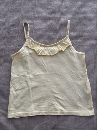 Top bretelles fille jaune H&M 110/116