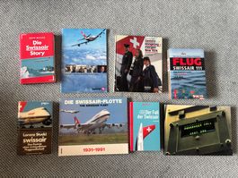 Verschiedene Swissair Bücher