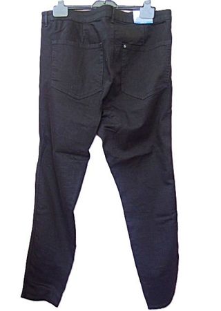 Gr 44 46 SKinny Hose schwarz Stretch NEU Bund --> 46-49cm