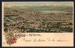 Litho Zürich, Gesamtansicht mit Brücke