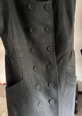 Pepe Jeans Kleid, schwarz, mit Knöpfen, Grösse S