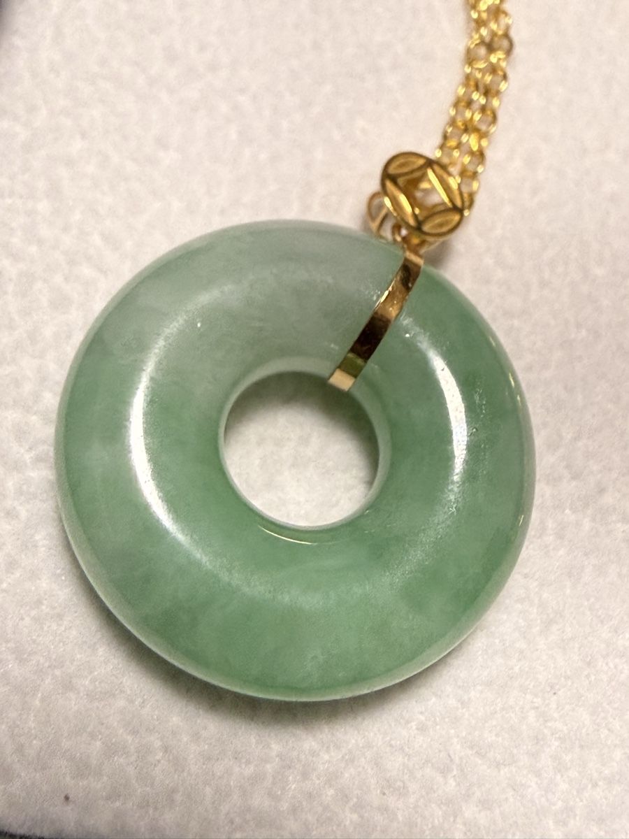 Ketten: Birmanische Jadeite Kette – Neu (gemäss Beschreibung) aus Oberhof von RealStone 2