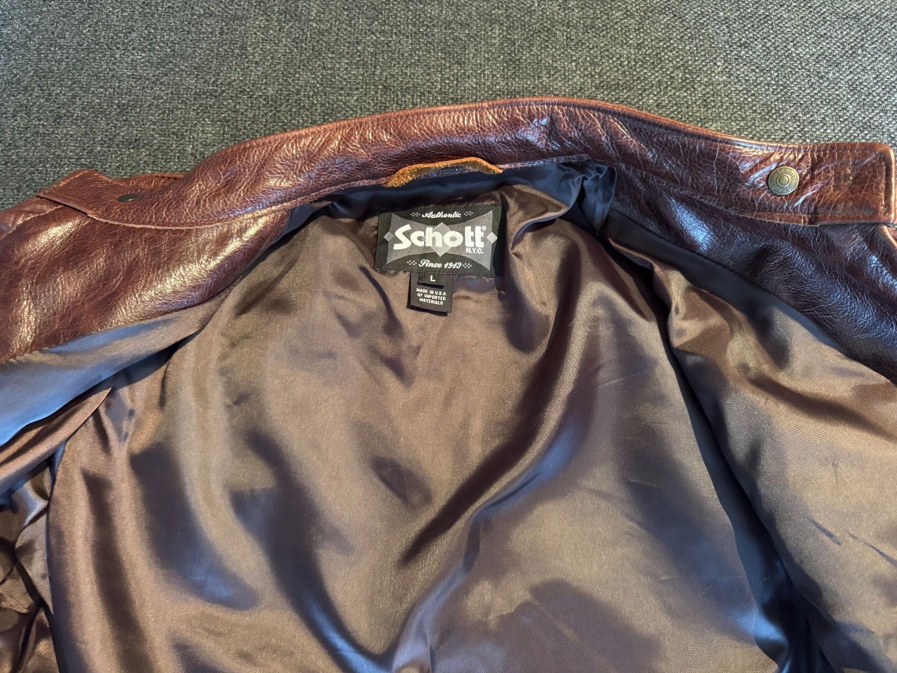 Giacche: Lederjacke Schott USA – Nuovo (secondo la descrizione) da Winterthur venduto da Tools8 6