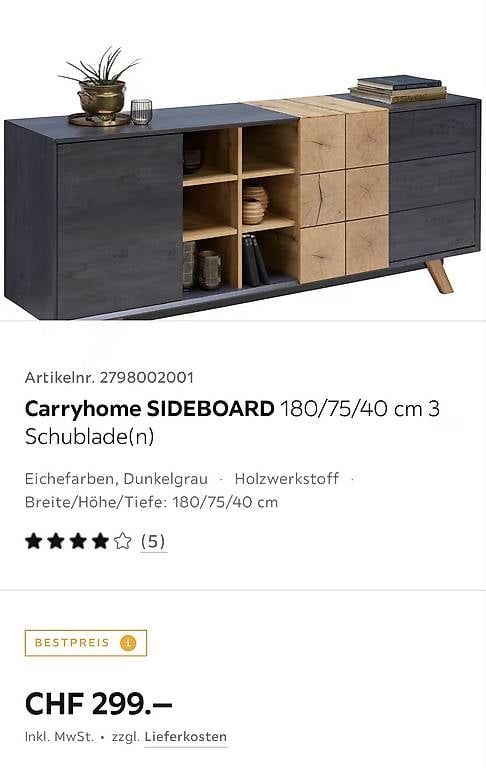 Cassettiere: Sideboard – Usato da Aarburg venduto da ajm_q5r9 1