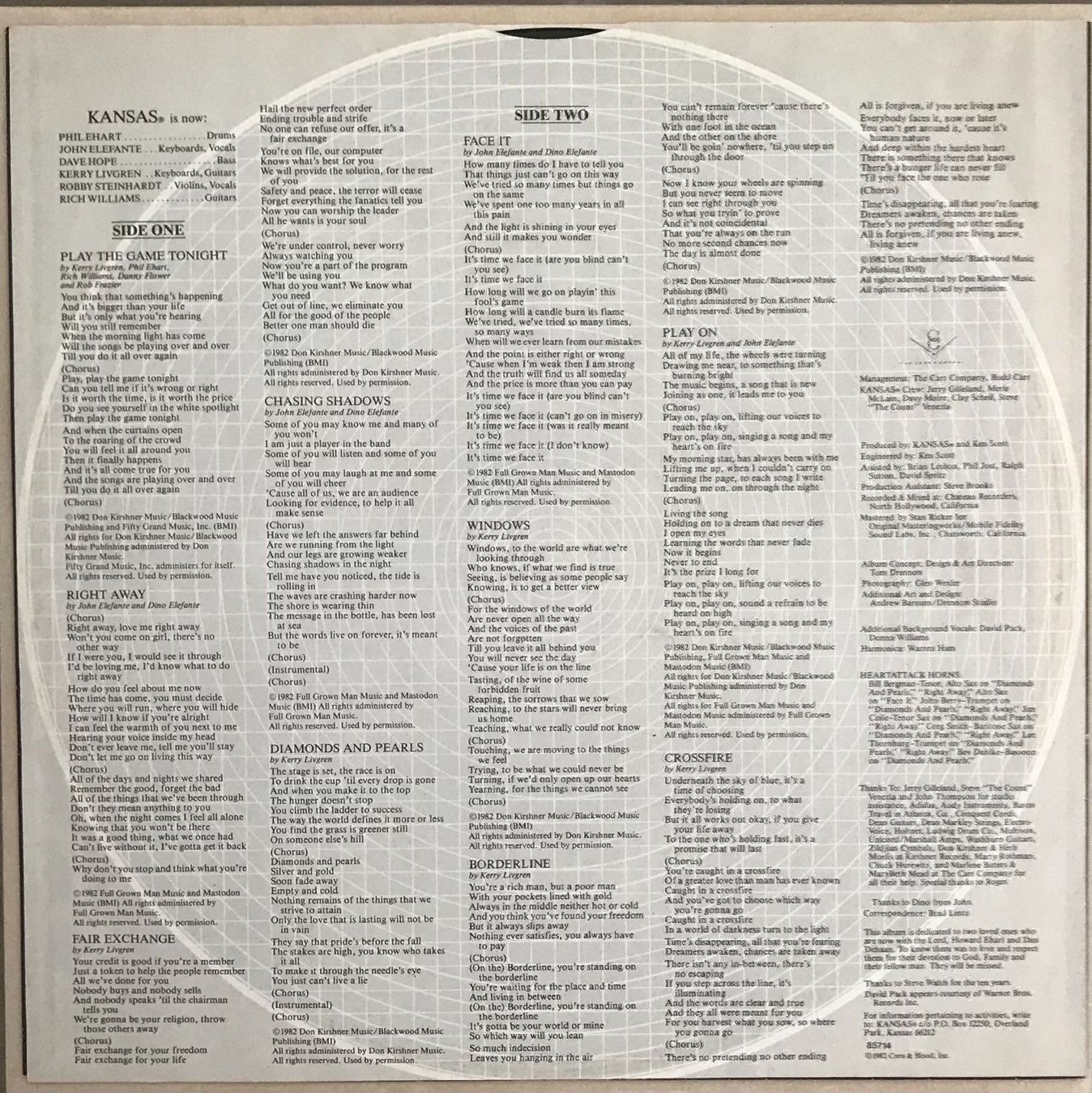 Dischi in vinile: KANSAS - VINYL CONFESSIONS - 33 Tours – Usato da Bussigny venduto da vinyl-pas-cher 5