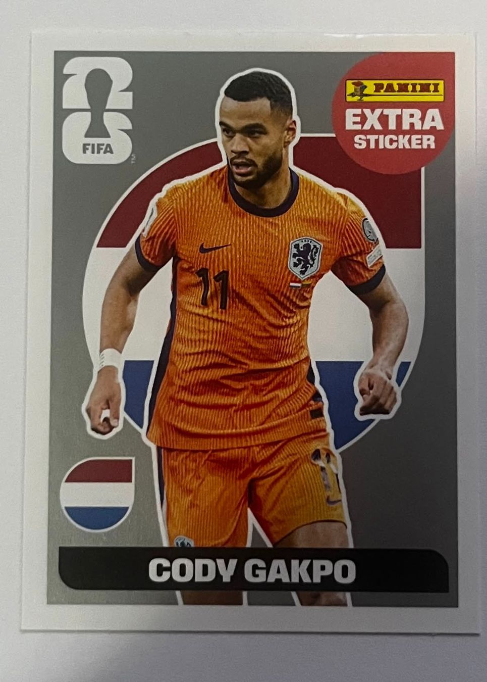 Panini Carte collezionabili: Cody Gakpo Extra Sticker Silber - Panini WM26 – Usato da Volketswil venduto da Shane.02