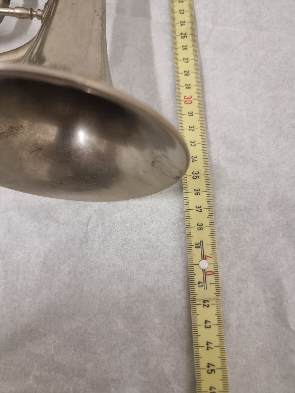 Strumenti musicali: Cornet, silber, mit Mundstueck, gebraucht – Usato da Olten venduto da Mezopotamya 1