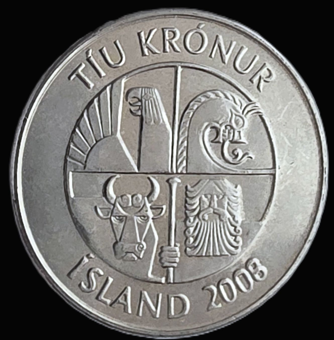 Tutti le monete: ISLAND 10 KRONUR 2008 – Usato da Winterthur venduto da Creso70 1