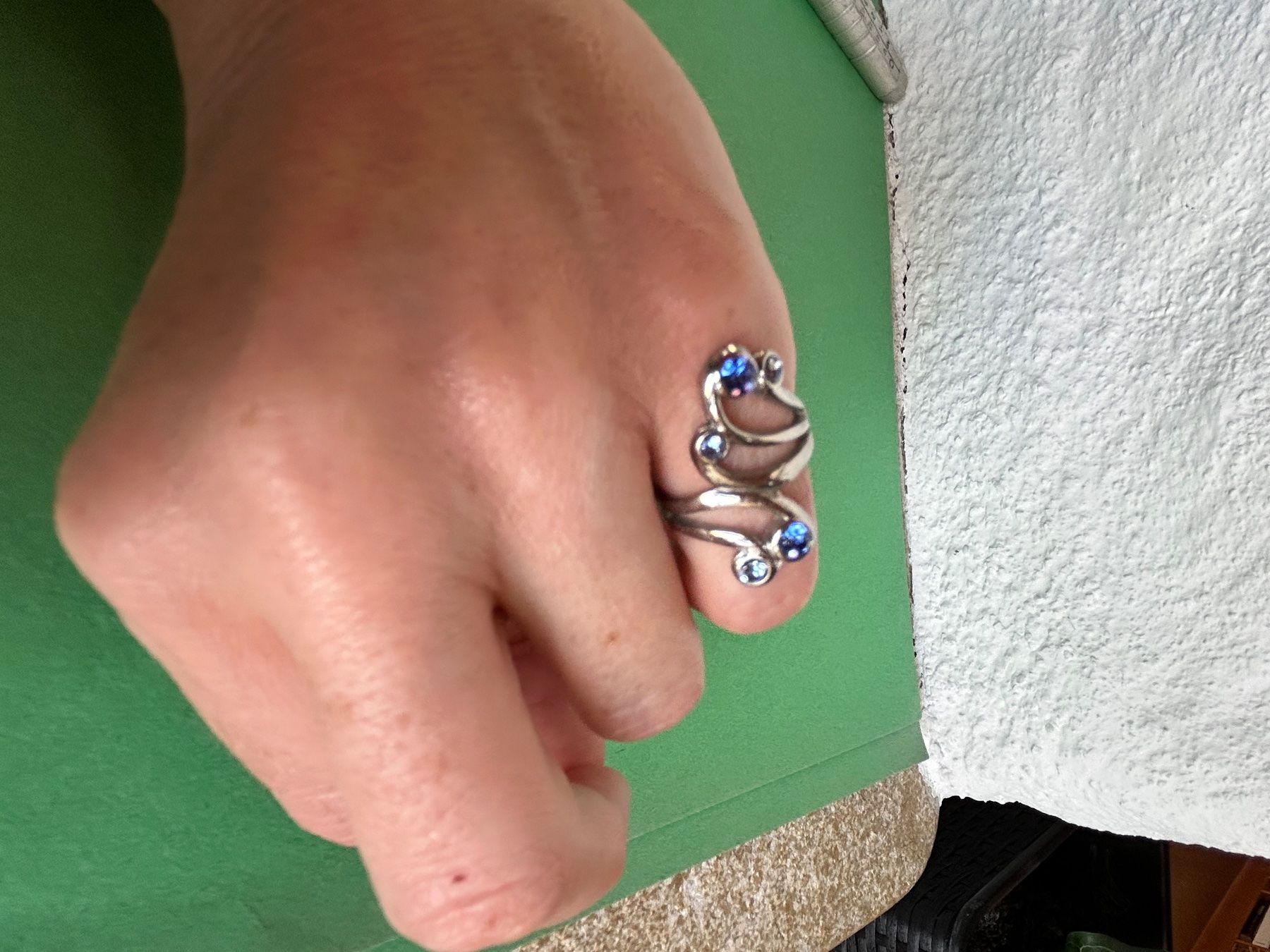 Anelli: Fingerring blauweiss (54) – Usato da Laufen venduto da Bellavitaboom 7