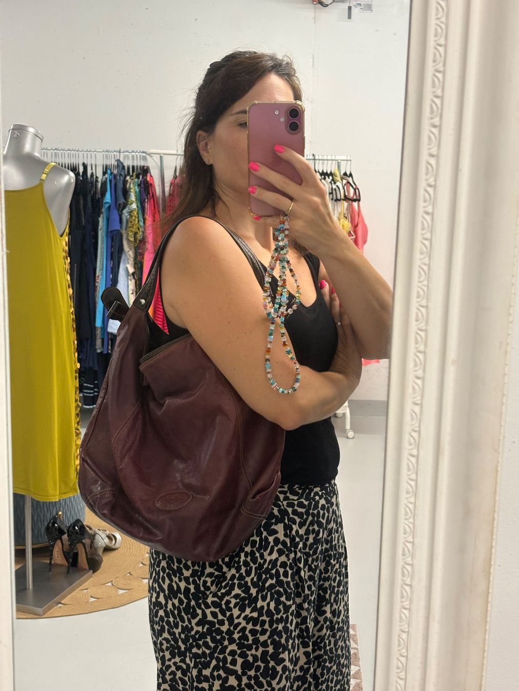 Borse da donna: Sofia Cardoni Ledershopper bordeaux braun Schultertasche – Usato da Regensdorf venduto da secondchancefashion 2