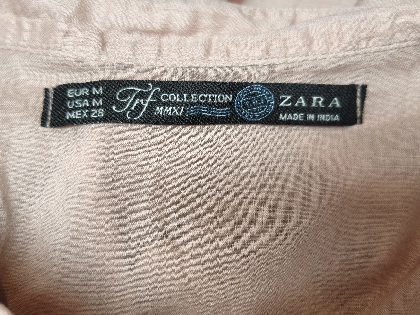 Zara Chemisiers: Zara Bluse rosa Grösse M Baumwolle – D'occasion à Emmetten par SecondhandSiska 3