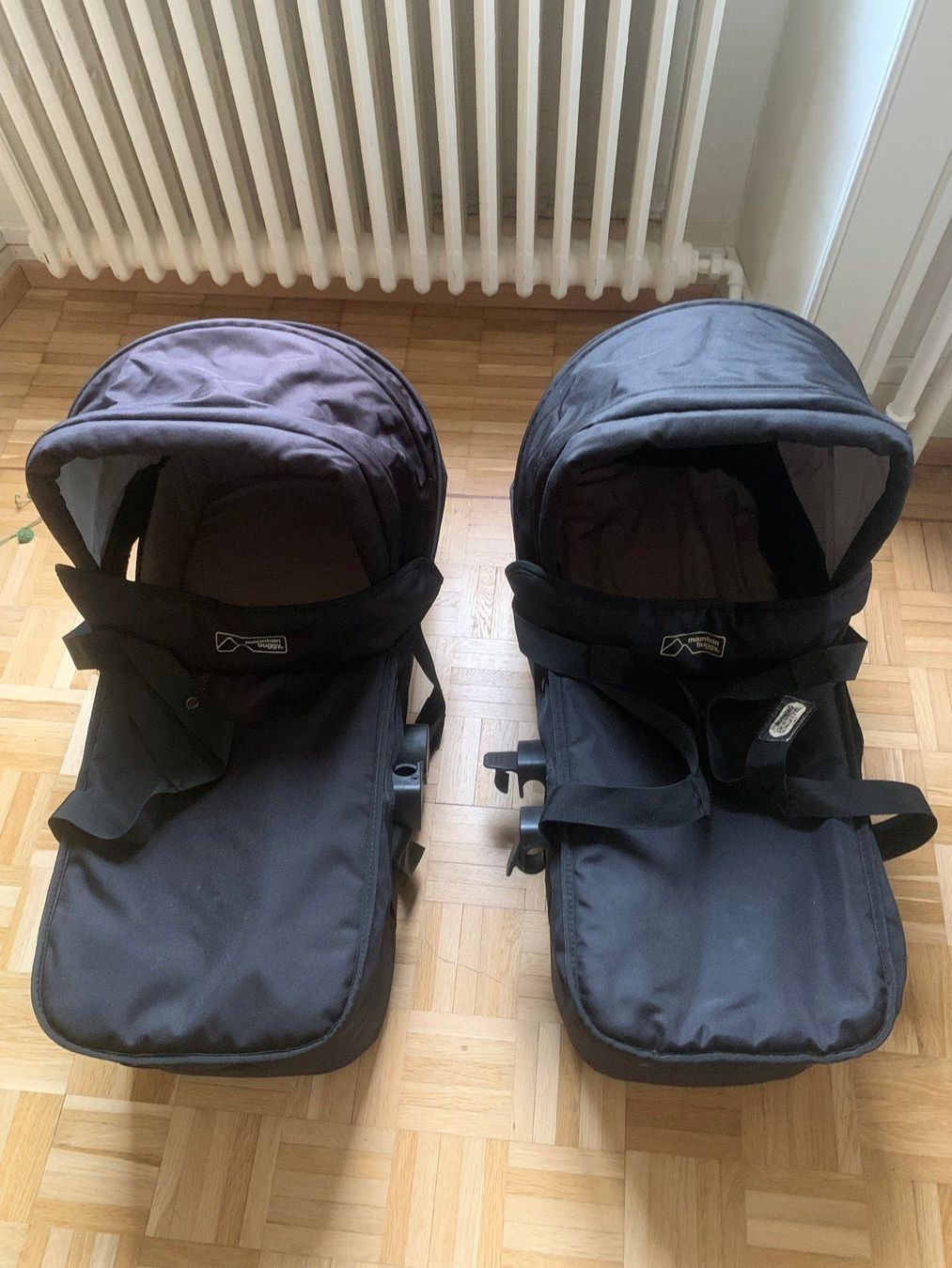 Mountain Buggy Carrozzine: 2x carrycot for moutain buggy duet – Nuovo e nell'imballaggio originale da Chêne-Bourg venduto da livnorway