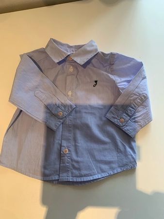 Jacadi Paris Hemd hellblau Grösse 6M neuwertig