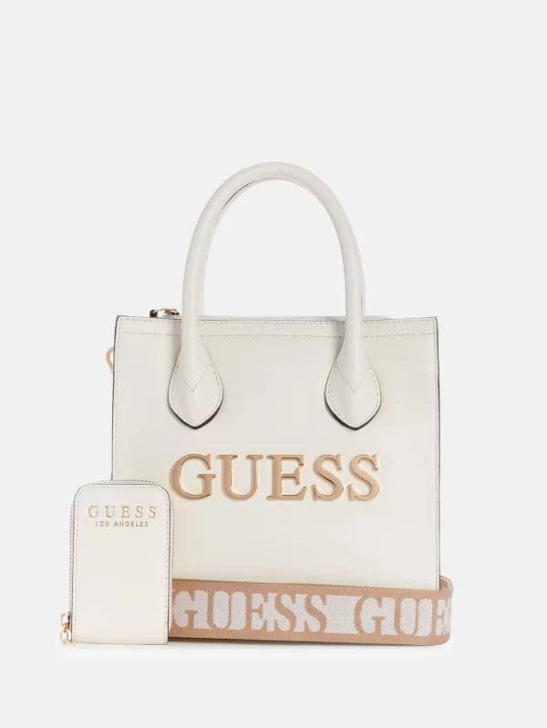 Guess Borse da donna: Neue, originale Guess Tasche Caracara in cremé – Nuovo e nell'imballaggio originale da Hägendorf venduto da Saskia0
