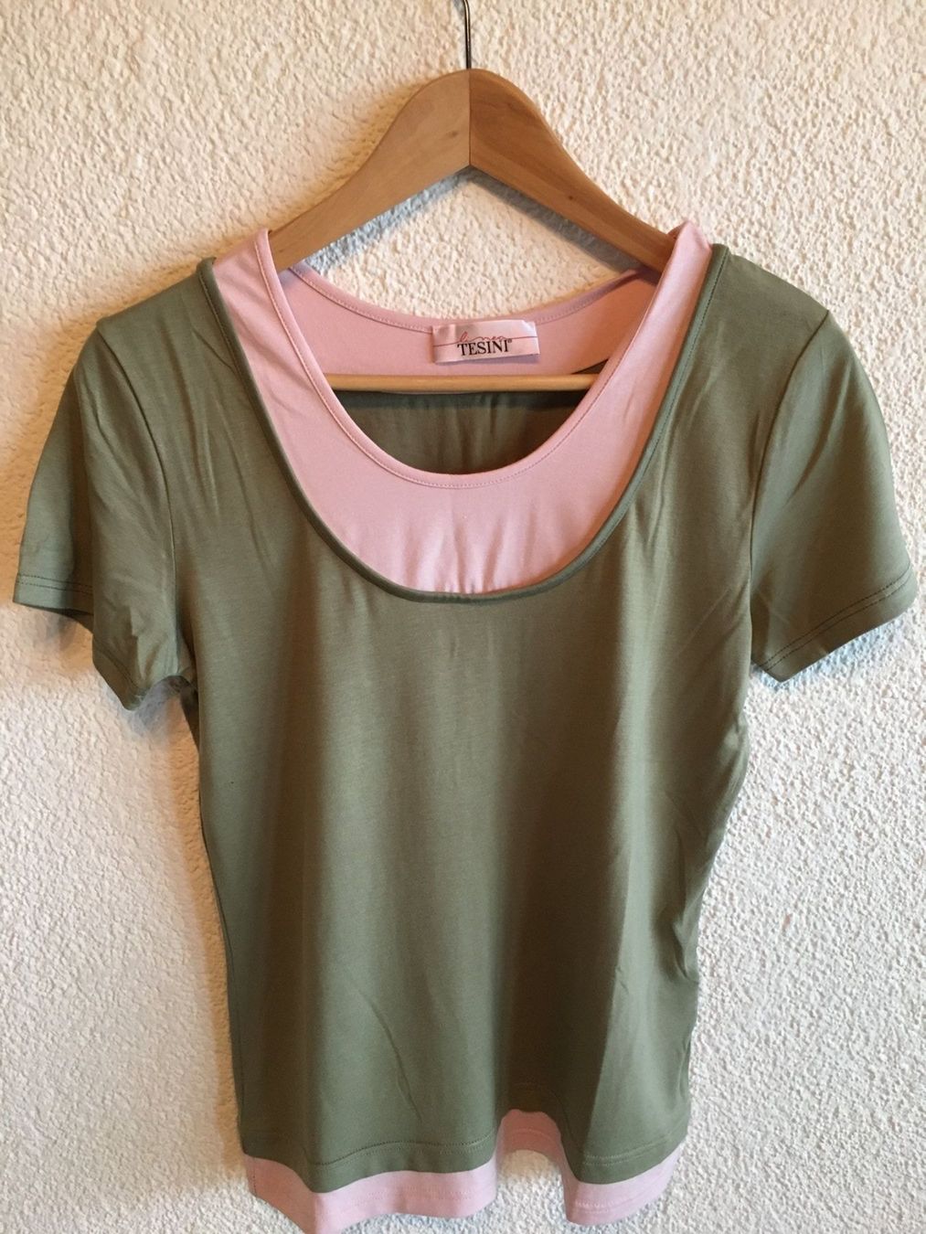 Heine T-Shirts: LINEA TESINI Shirt, doppellagig, Gr. 36 – Gebraucht aus Arni AG von Mimo007