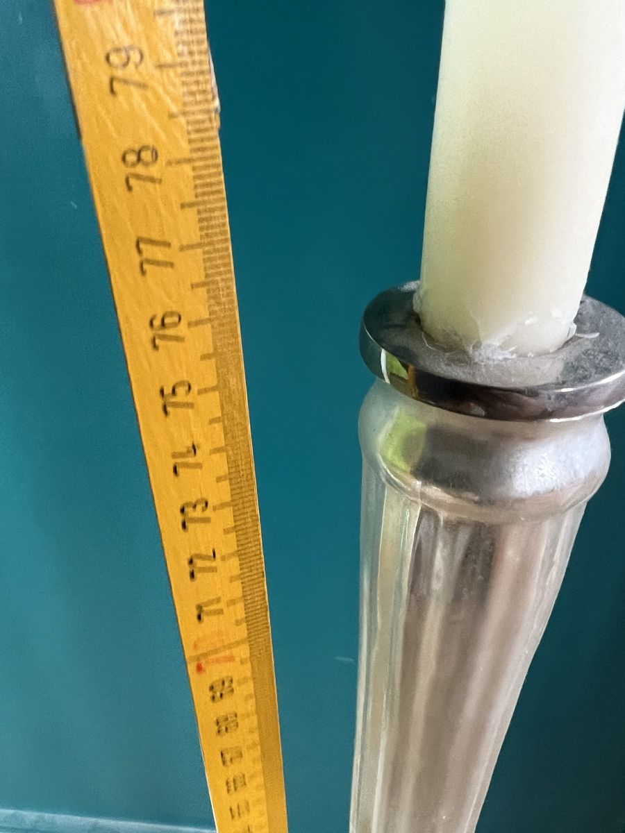 Kerzenständer: Exklusive Kerzenständer Glas/ Silberl – Gebraucht aus Steckborn von Holiday66 3