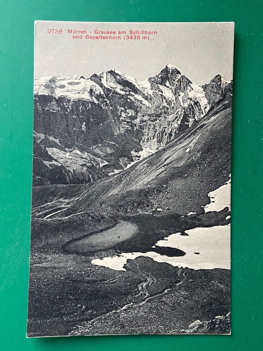 Cartoline postali: Mürren - Grausee am Schilthorn – Usato da Steg VS venduto da _vinci_
