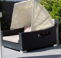 Loungemöbel-Tagesbett mit Sonnendach ☀️ Beach Chair