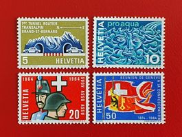 WERBEMARKEN SATZ 406 - 409 1964** POSTFRISCH